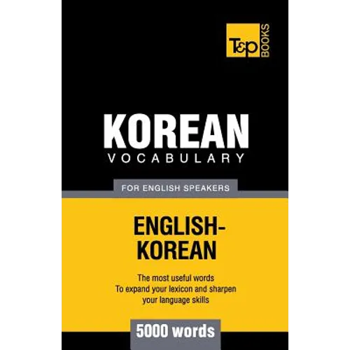 Korean vocabulary for English speakers - 5000 words