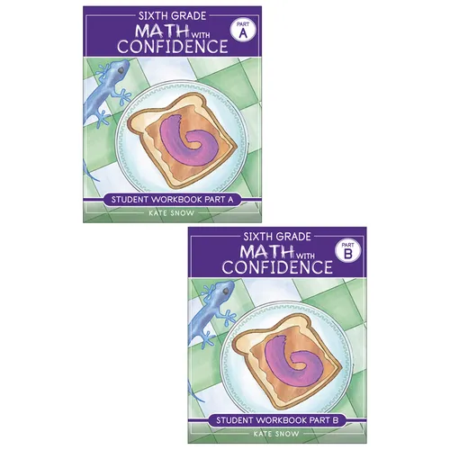 Sixth Grade Math with Confidence Student Workbook Bundle