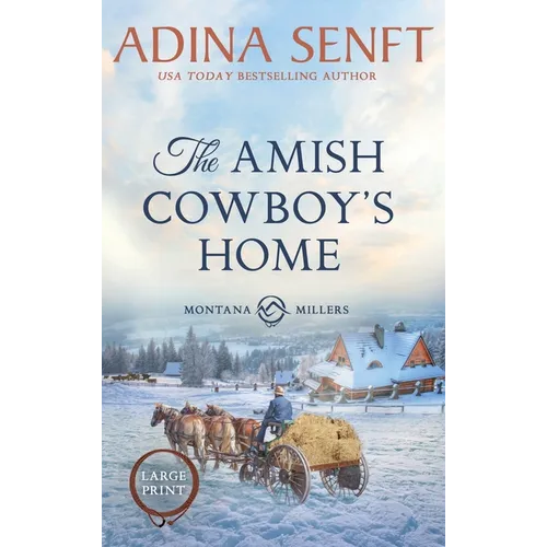 The Amish Cowboy's Home (Large Print Hardcover)
