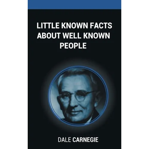 Little Known Facts About Well Known People