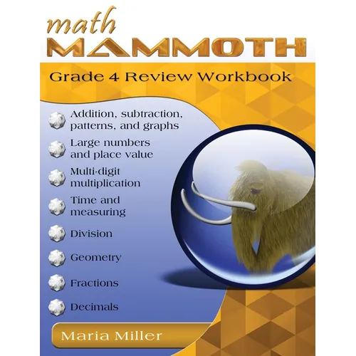 Math Mammoth Grade 4 Review Workbook