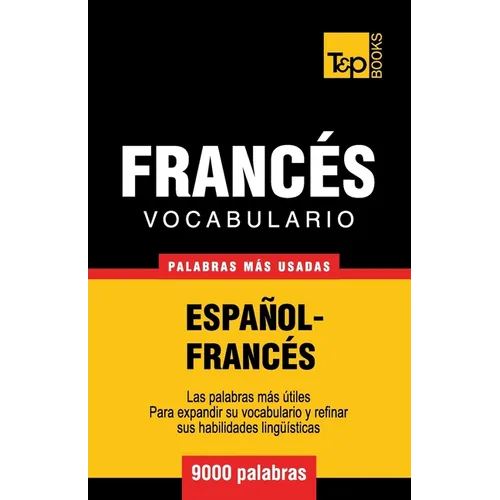 Vocabulario español-francés - 9000 palabras más usadas