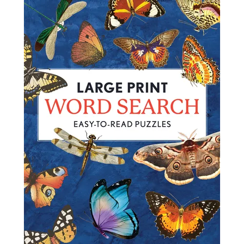 Large Print Word Search: Easy-To-Read Puzzles