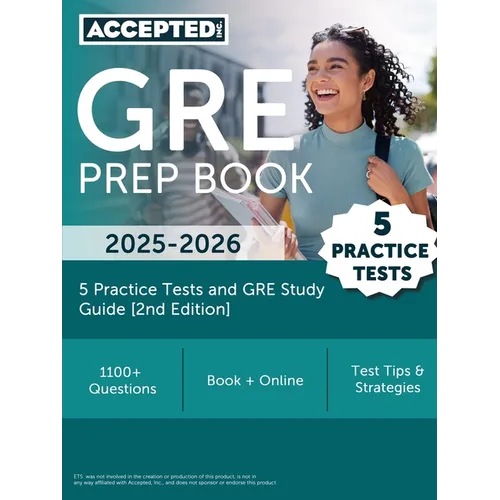 GRE Prep Book 2025-2026: 5 Practice Tests and GRE Study Guide [2nd Edition]