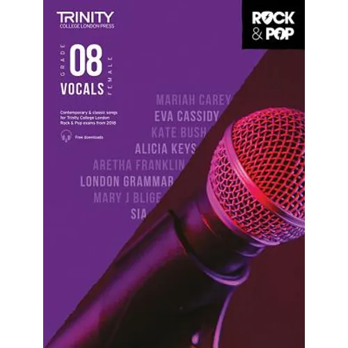 Trinity Rock & Pop 2018 Vocals (Book/Online Audio)