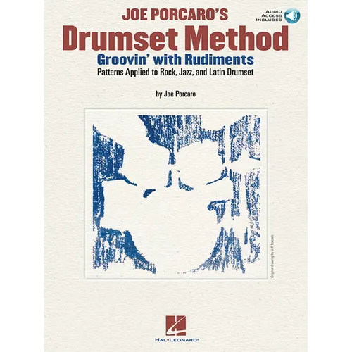 Joe Porcaro's Drumset Method - Groovin' with Rudiments Book/Online Audio