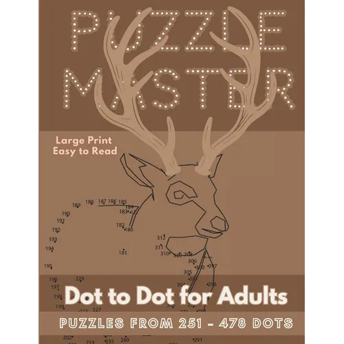 Large Print Easy to Read Dot-to-Dots for Adults