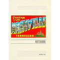 Vintage Lined Notebook Greetings from Nashville, Tennessee