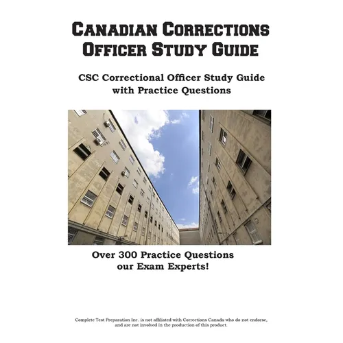 Canadian Corrections Officer Study Guide