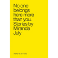 No One Belongs Here More Than You
