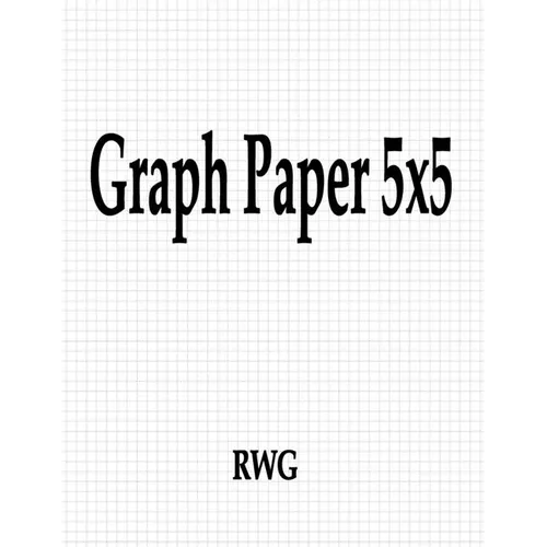 Graph Paper 5x5: 150 Pages 8.5" X 11"