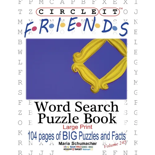 Circle It, Friends Facts, Word Search, Puzzle Book