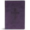KJV Rainbow Study Bible, Purple Leathertouch
