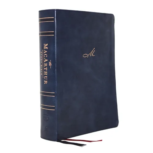 Nkjv, MacArthur Study Bible, 2nd Edition, Leathersoft, Blue, Indexed, Comfort Print: Unleashing God's Truth One Verse at a Time