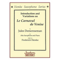 Le Carnaval de Venise (Carnival of Venice): Alto Sax
