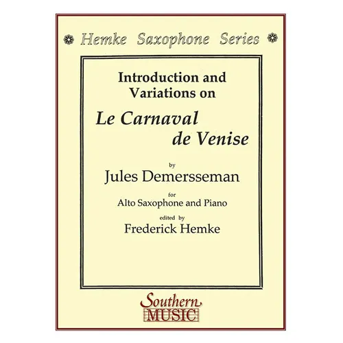 Le Carnaval de Venise (Carnival of Venice): Alto Sax