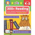 300+ Reading Sight Words Sentence Book for Kindergarten English Hindi Flashcards for Kids: I Can Read several short sentences building games plus lear