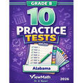 10 Alabama ACAP Grade 8 Math Practice Tests: The Ultimate Test Prep Collection with Answer Explanations