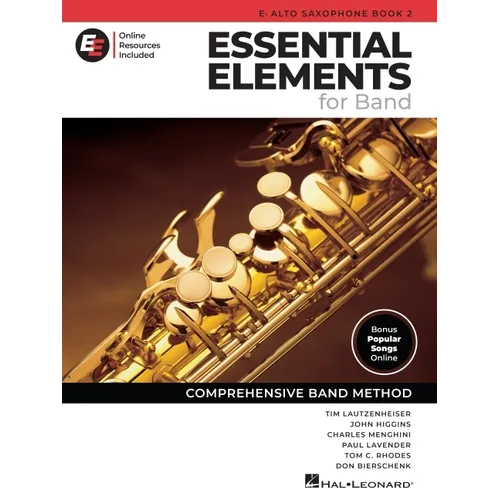 Essential Elements for Band - Eb Alto Saxophone Book 2 with Eei