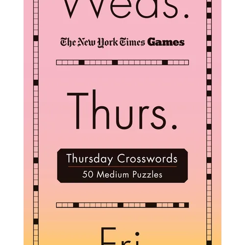 New York Times Games Thursday Crosswords: 50 Medium Puzzles