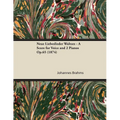 Neue Liebeslieder Waltzes - A Score for Voice and 2 Pianos Op.65 (1874)