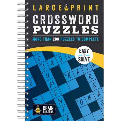 Large Print Crossword Puzzles Blue: More Than 200 Puzzles to Complete