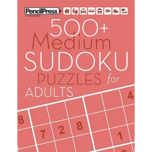500+ Medium Sudoku Puzzles for Adults: Sudoku Puzzle Books Medium (with answers)