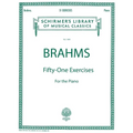 51 Exercises: Brahms - 51 Exercises Schirmer Library of Classics Volume 1600 Piano Solo