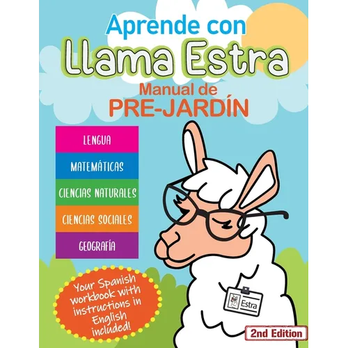 Llama Estra Pre-K Spanish Workbook