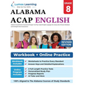 Alabama Comprehensive Assessment Program Test Prep: Grade 8 English Language Arts Literacy (ELA) Practice Workbook and Full-length Online Assessments