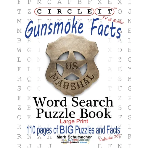 Circle It, Gunsmoke Facts, Word Search, Puzzle Book