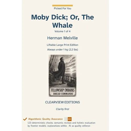Moby Dick; Or, The Whale - Volume 1 of 4