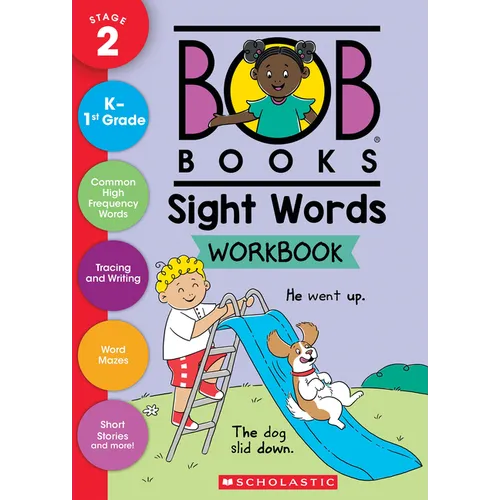 Bob Books - Sight Words Workbook Phonics, Writing Practice, Ages 4 and Up, Kindergarten, First Grade (Stage 2: Emerging Reader)