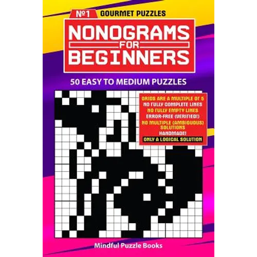 Nonograms for Beginners: 50 Easy to Medium Puzzles
