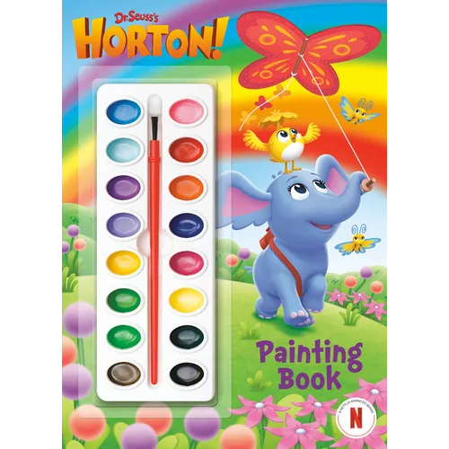 Dr. Seuss's Horton! Painting Book: Coloring and Activity Book with Paint Box