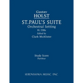 St. Paul's Suite, H.118b: Study score
