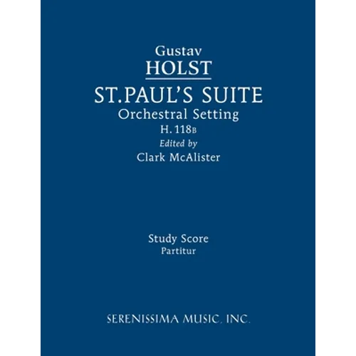 St. Paul's Suite, H.118b: Study score