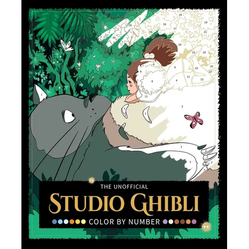 The Unofficial Studio Ghibli Color by Number Book