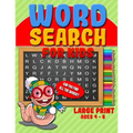 Word Search for Kids: 50 Easy Jumbo Word Search Puzzle Book & Large Print Word Find Puzzles for Kids (Ages 4 - 8)