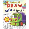 Cars & Trucks Learn To Draw Book For Kids Ages 5-7