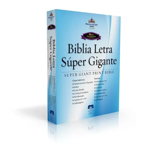Spanish Super Giant Print Bible-Rvr 1960