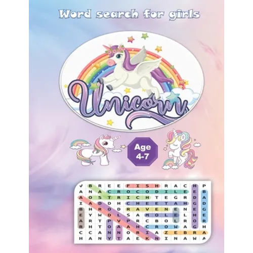 Word Search for girls: word search for girls .girls ages 4-8.Words Activity for Children