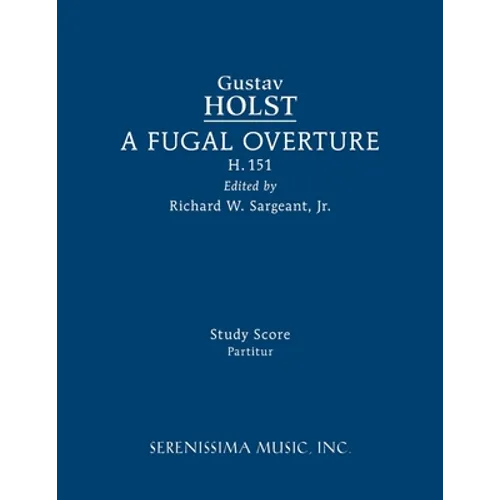 A Fugal Overture, H.151: Study score