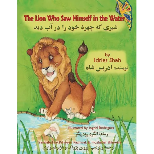 The Lion Who Saw Himself in the Water: English-Dari Edition