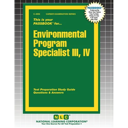 Environmental Program Specialist III, IV