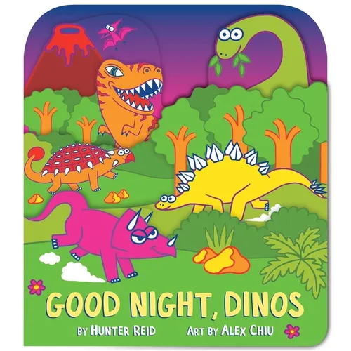 Good Night, Dinos (a Shaped Bedtime Novelty Board Book for Toddlers)