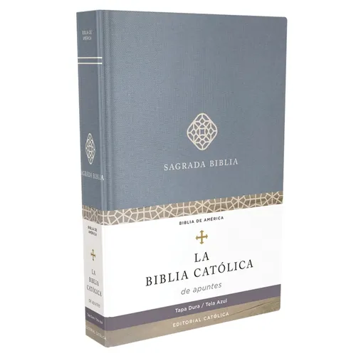 Biblia Católica de Apuntes, Tapa Dura/Tela, Azul, Comfort Print