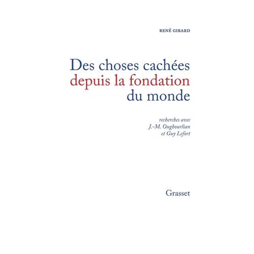 Des choses cachées depuis la fondation du monde
