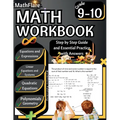 MathFlare - Math Workbook 9th and 10th Grade: Math Workbook Grade 9-10: Equations and Expressions, Linear Equations, System of Equations, Quadratic Eq