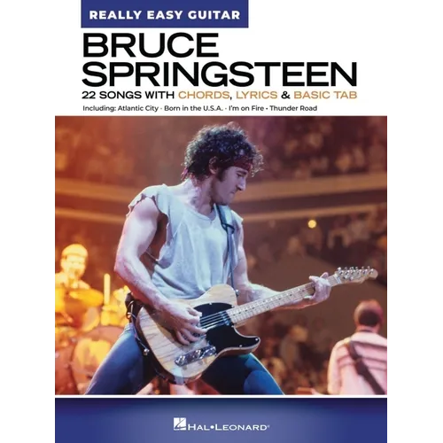 Bruce Springsteen - Really Easy Guitar: 22 Classics with Chords, Lyrics & Basic Tab